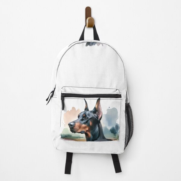 Item preview, Graceful Guardian Doberman's Watercolor Portrait designed and sold by irek07.