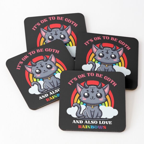Item preview, Be Goth and Also Love Rainbows - Goth Rainbows designed and sold by Kawaii-n-Spice.