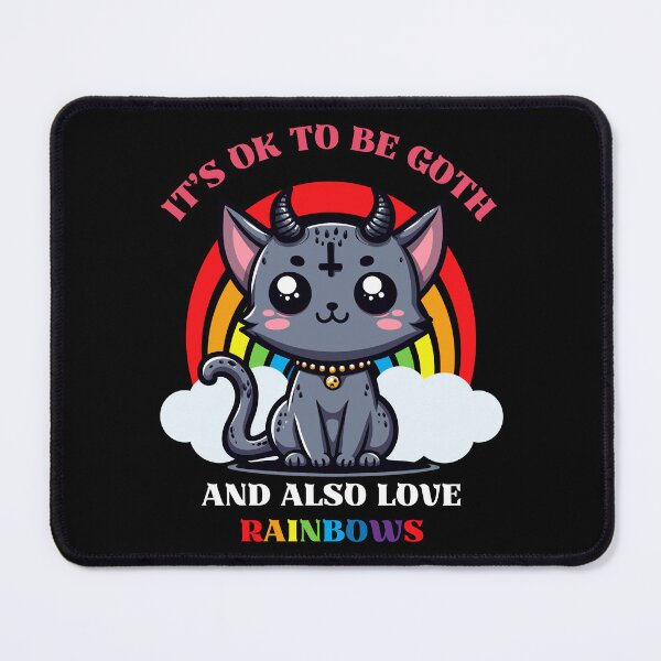 Item preview, Be Goth and Also Love Rainbows - Goth Rainbows designed and sold by Kawaii-n-Spice.