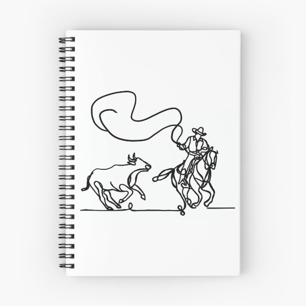 Item preview, Cowboy Line Art designed and sold by TraceyMackieArt.