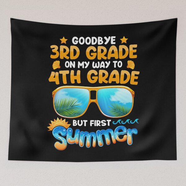 Item preview, Goodbye 3rd Grade Graduation To 4th Grade Hello Summer Kids designed and sold by MobyStickers.