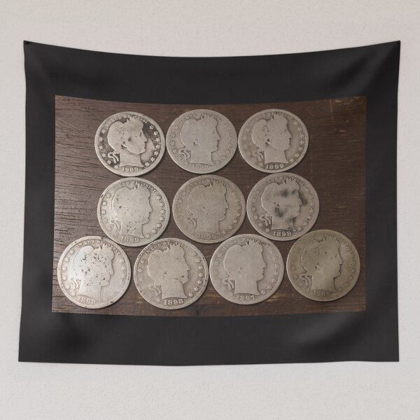 Item preview, Barber Quarters  designed and sold by coinsxcrochet.