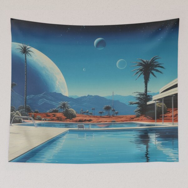 Item preview, retro pool, 70s, scifi designed and sold by Mauswohn.