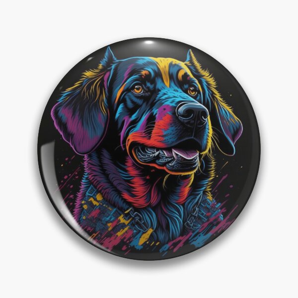 Item preview, Colorful Abstract Art Dog designed and sold by FTS-Studio.