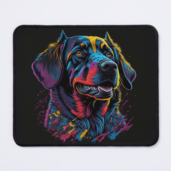 Item preview, Colorful Abstract Art Dog designed and sold by FTS-Studio.