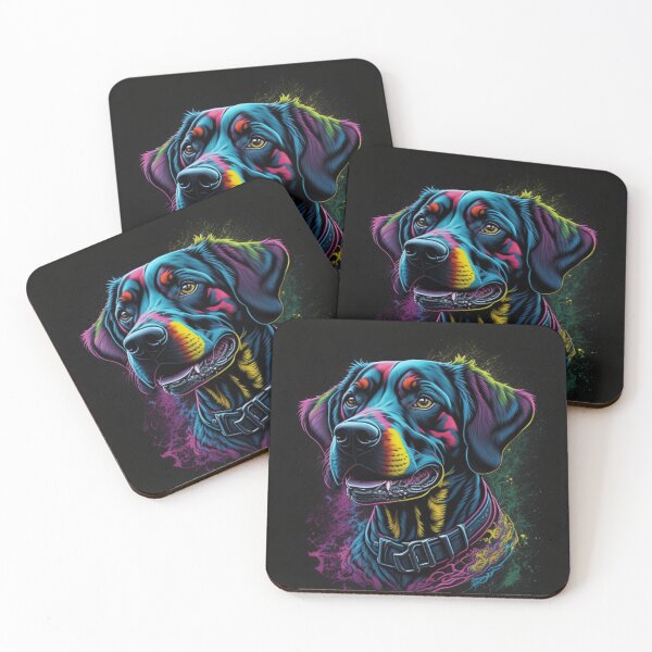 Item preview, Colorful Abstract Art Dog designed and sold by FTS-Studio.
