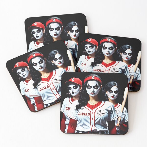 Artikelvorschau, Ghouls – Weibliches Baseballteam entworfen und verkauft von FatCatStudios.