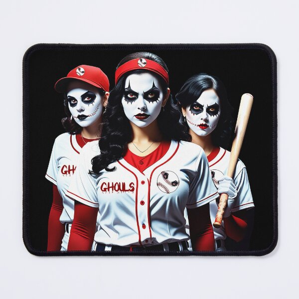 Item preview, Ghouls - Female Baseball Team designed and sold by FatCatStudios.