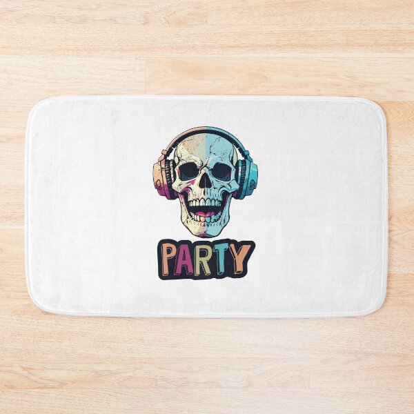 Item preview, Party With Skull Listen Music designed and sold by zehrinads.