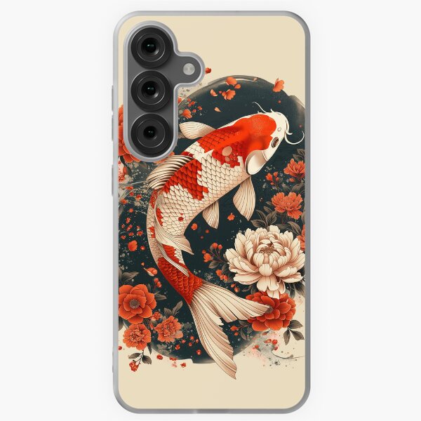 Item preview, Red & White Koi designed and sold by Konkam.