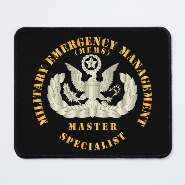 Item preview, ARNG - Military Emergency Management Specialist - Master - Gold designed and sold by Military Insignia Products.