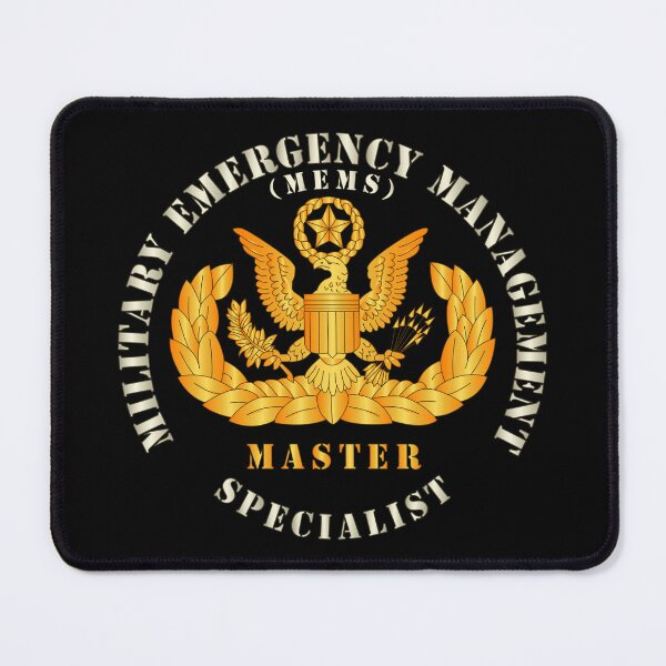 Item preview, ARNG - Military Emergency Management Specialist - Master - Silver - Gold designed and sold by Military Insignia Products.