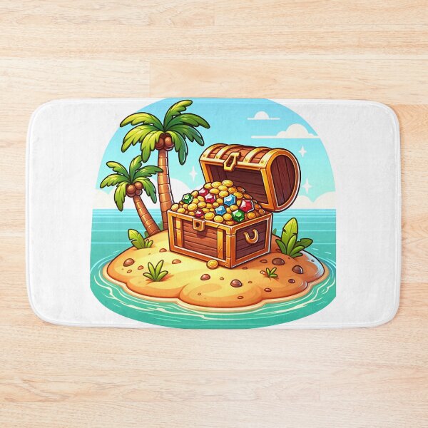 Item preview, Deserted Pirate Island Treasure Trove designed and sold by RobertMartinArt.