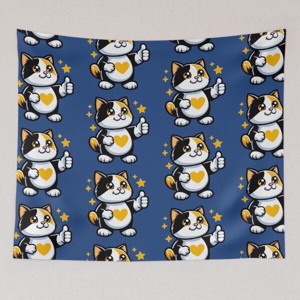 Item preview,  Adorable Cat Giving A Thumbs-up,Okay Clipart designed and sold by SnuggleSafari.