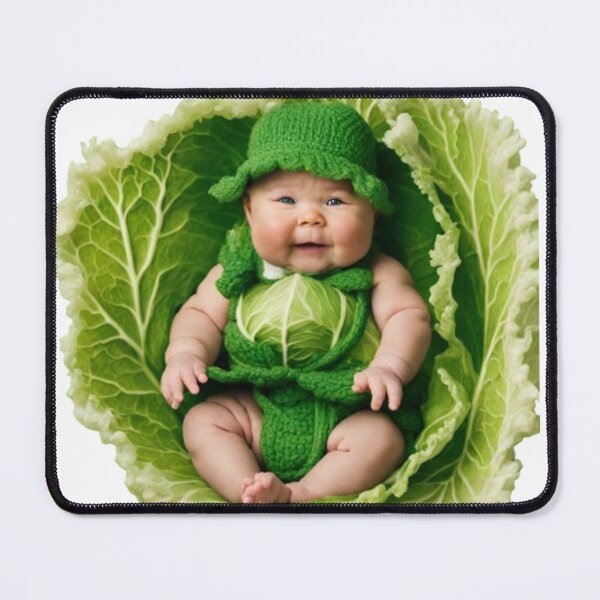 Item preview, Heartwarming magic of cabbage leaf baby fashion,Babys cabbage leaf outfits , designed and sold by kozlebozle007.