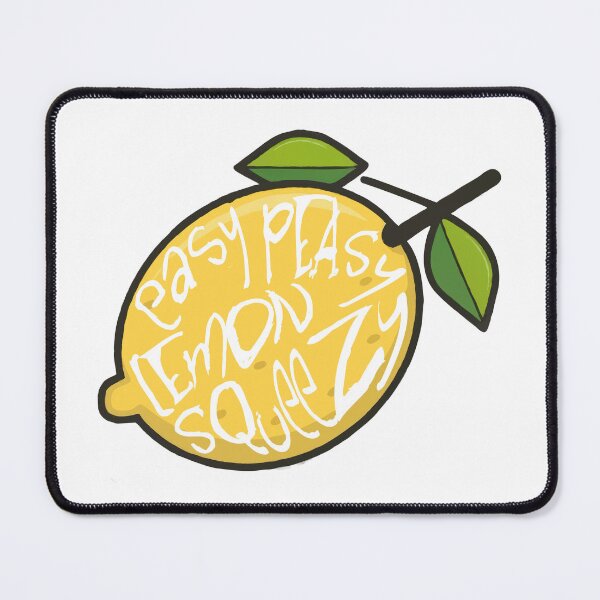 Item preview, Easy peasy lemon squeezy designed and sold by Angry Swan Designs.
