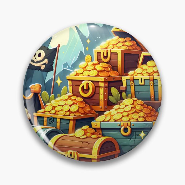 Item preview, Deserted Pirate Cave Treasure Trove designed and sold by RobertMartinArt.
