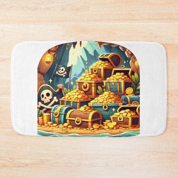 Item preview, Deserted Pirate Cave Treasure Trove designed and sold by RobertMartinArt.