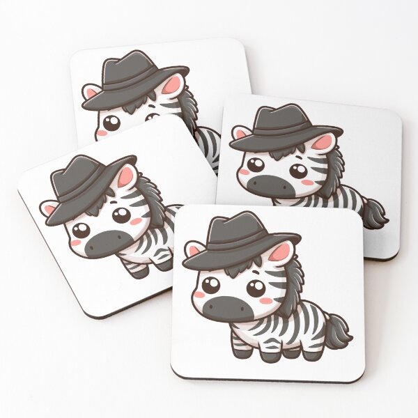 Item preview, Undercover Zebra Wearing A Hat designed and sold by SweetDoodleBug.
