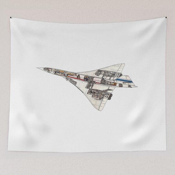 Item preview, Concorde - Cutaway drawing 1969 designed and sold by Speedbirddesign.