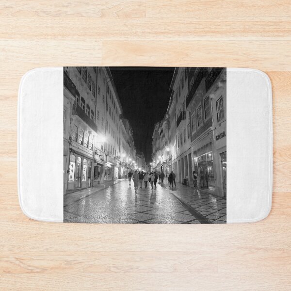 Item preview, Strolling in Coimbra at Night - B-W designed and sold by Brian Shaw.