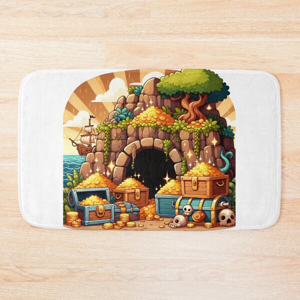 Item preview, Deserted Pirate Island Treasure Trove designed and sold by RobertMartinArt.