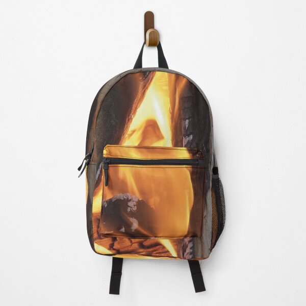 Item preview, Troncos de madera ardiendo en la chimenea designed and sold by RelaxingEscapes.