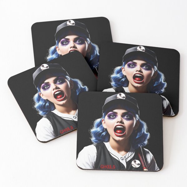 Item preview, Ghouls - Female Baseball Team designed and sold by FatCatStudios.