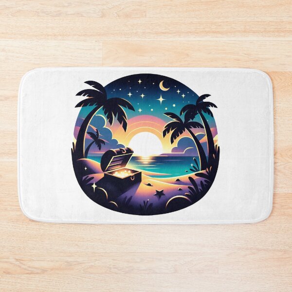 Item preview, Deserted Pirate Island Treasure Trove designed and sold by RobertMartinArt.