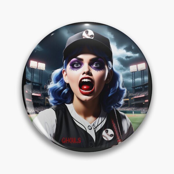 Item preview, Ghouls - Female Baseball Team designed and sold by FatCatStudios.