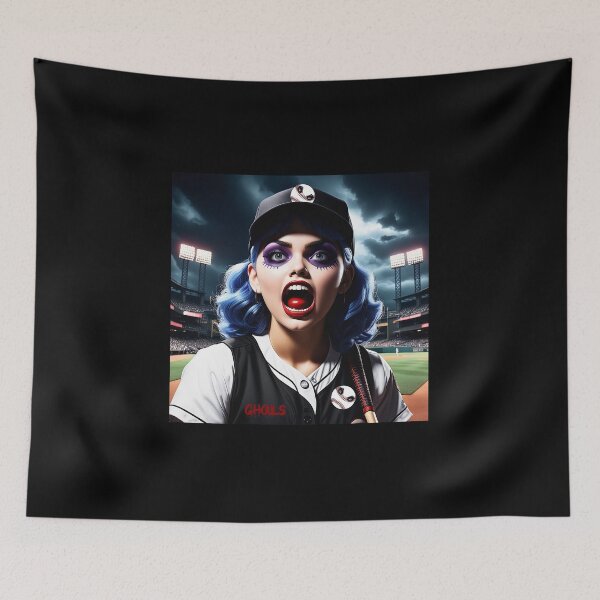 Artikelvorschau, Ghouls – Weibliches Baseballteam entworfen und verkauft von FatCatStudios.
