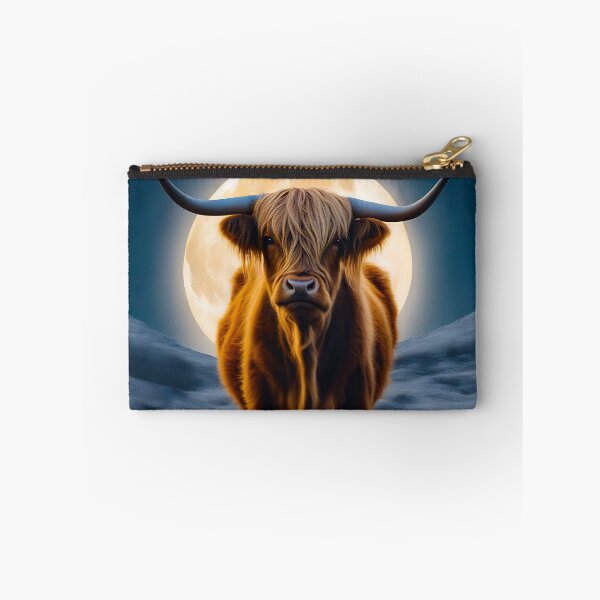 Item preview, Highland Cow & the Moon designed and sold by Zenvo.