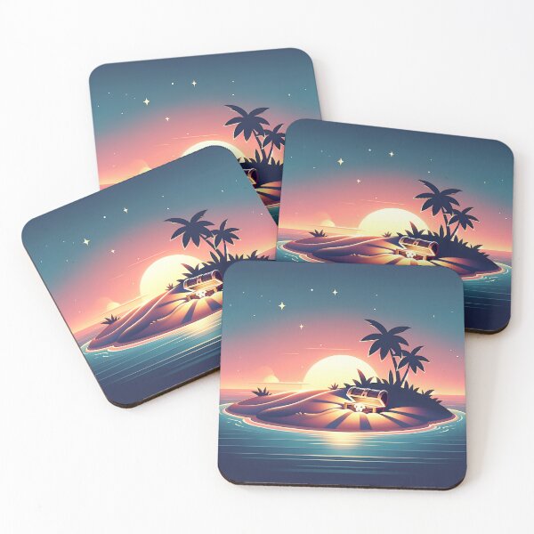 Item preview, Deserted Pirate Island Treasure Trove designed and sold by RobertMartinArt.