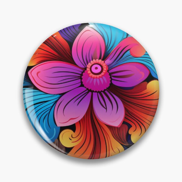 Item preview, Wonderful Vibrant Flowers Pattern #9 designed and sold by GrinGalore.