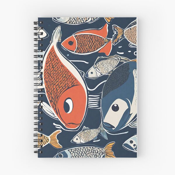 Item preview, Modern Abstract Colorful Fish Art designed and sold by Cuteanimalgifts.