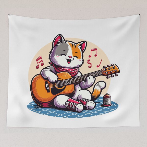 Item preview, Cat Guitar designed and sold by Designowner.