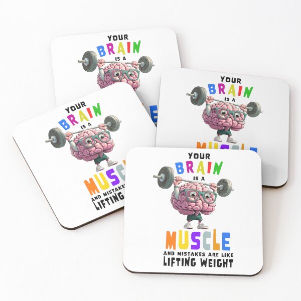 Item preview, Your Brain Is A Muscle designed and sold by Angry Swan Designs.