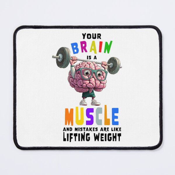 Item preview, Your Brain Is A Muscle designed and sold by Angry Swan Designs.