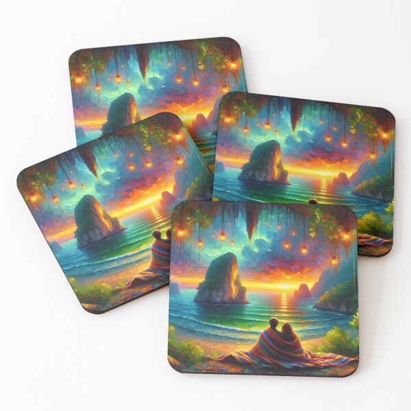 Item preview, Cave Romance at Sunset designed and sold by RobertMartinArt.