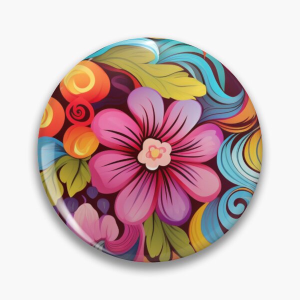 Item preview, Wonderful Vibrant Flowers Pattern #10 designed and sold by GrinGalore.