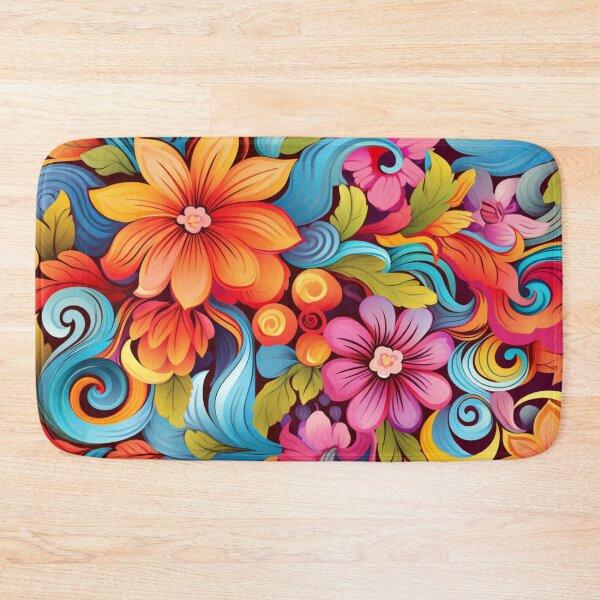 Item preview, Wonderful Vibrant Flowers Pattern #10 designed and sold by GrinGalore.