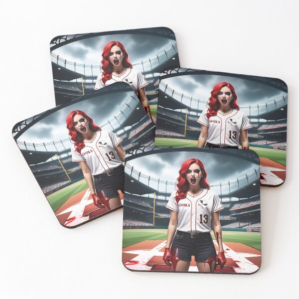 Artikelvorschau, Ghouls – Weibliches Baseballteam entworfen und verkauft von FatCatStudios.