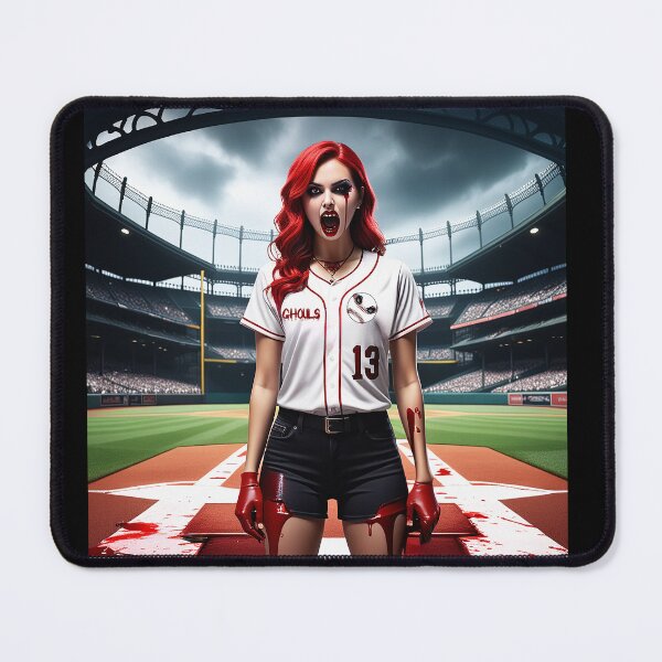 Item preview, Ghouls - Female Baseball Team designed and sold by FatCatStudios.