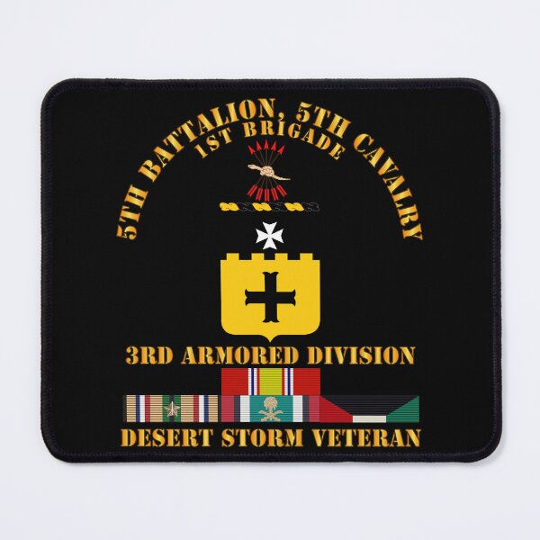 Item preview, Army - 5th Bn, 5th Cavalry - 3rd Armored Div - Desert Storm Veteran designed and sold by Military Insignia Products.