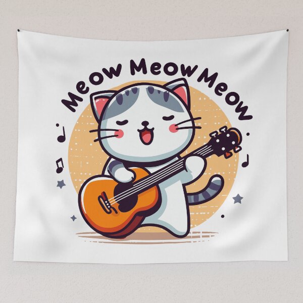 Item preview, Cat Guitar designed and sold by Designowner.