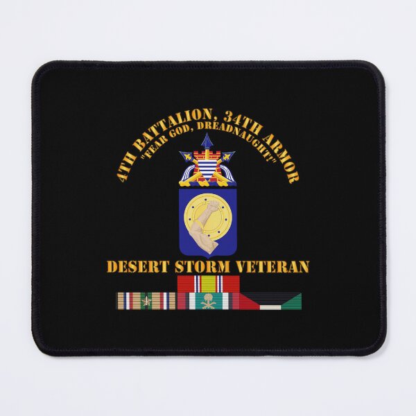 Item preview, Army - 4th Bn, 34th Armor - Desert Storm Veteran designed and sold by Military Insignia Products.