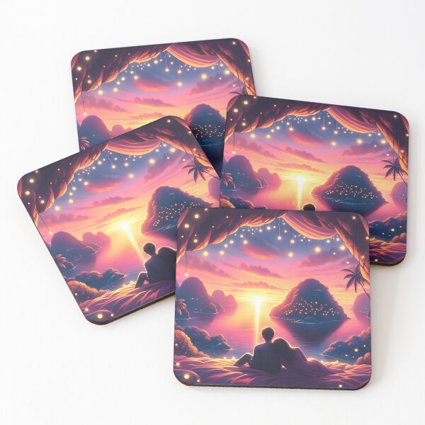 Item preview, Cave Romance at Sunset designed and sold by RobertMartinArt.