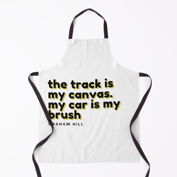 Item preview, the track is my canvas - Graham Hill quote designed and sold by RAW DRIVE POV.