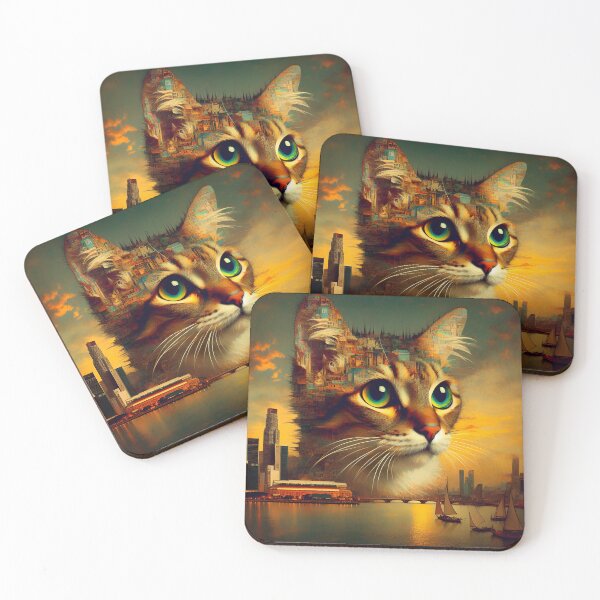 Item preview, Mystic Whiskers - Turner's Singapura Tapestry designed and sold by BastKittyStore.