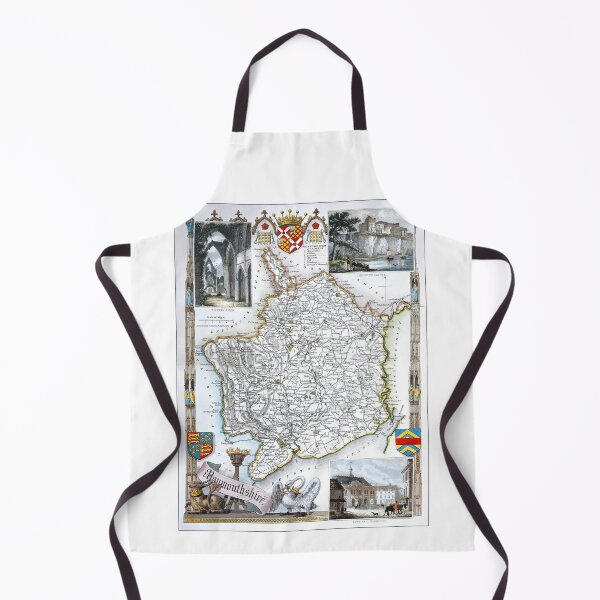 Item preview, Reprint of a vintage Monmouthshire, UK, Map designed and sold by JonDelorme.